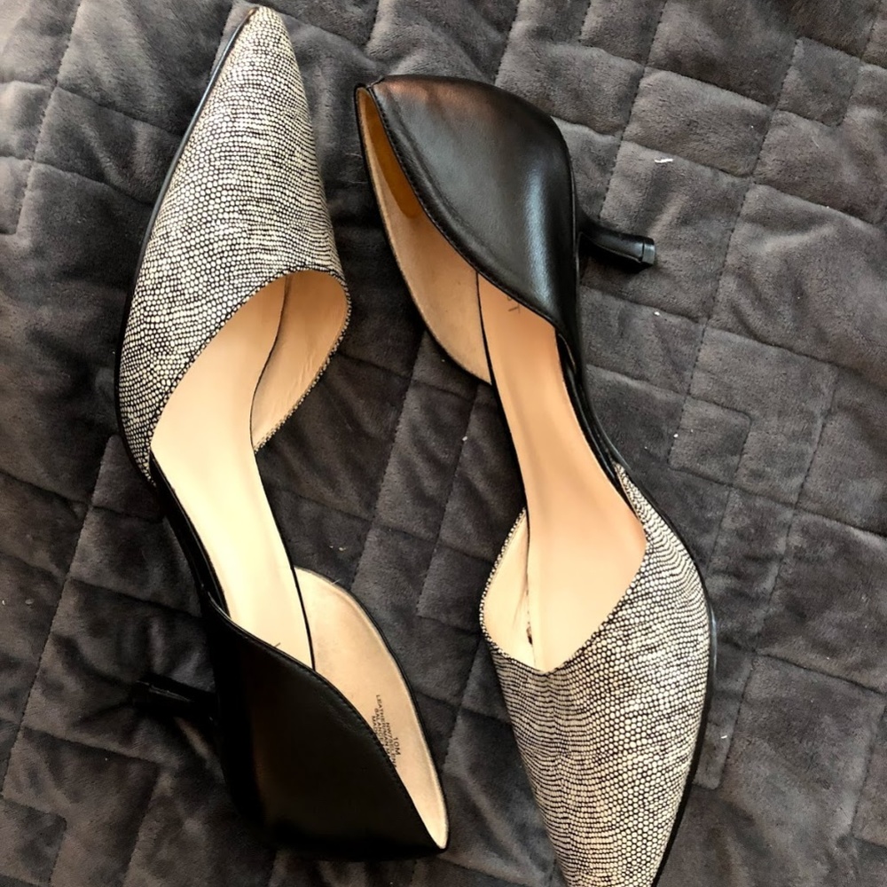 Nine West Pointed Kitten Toe Heels